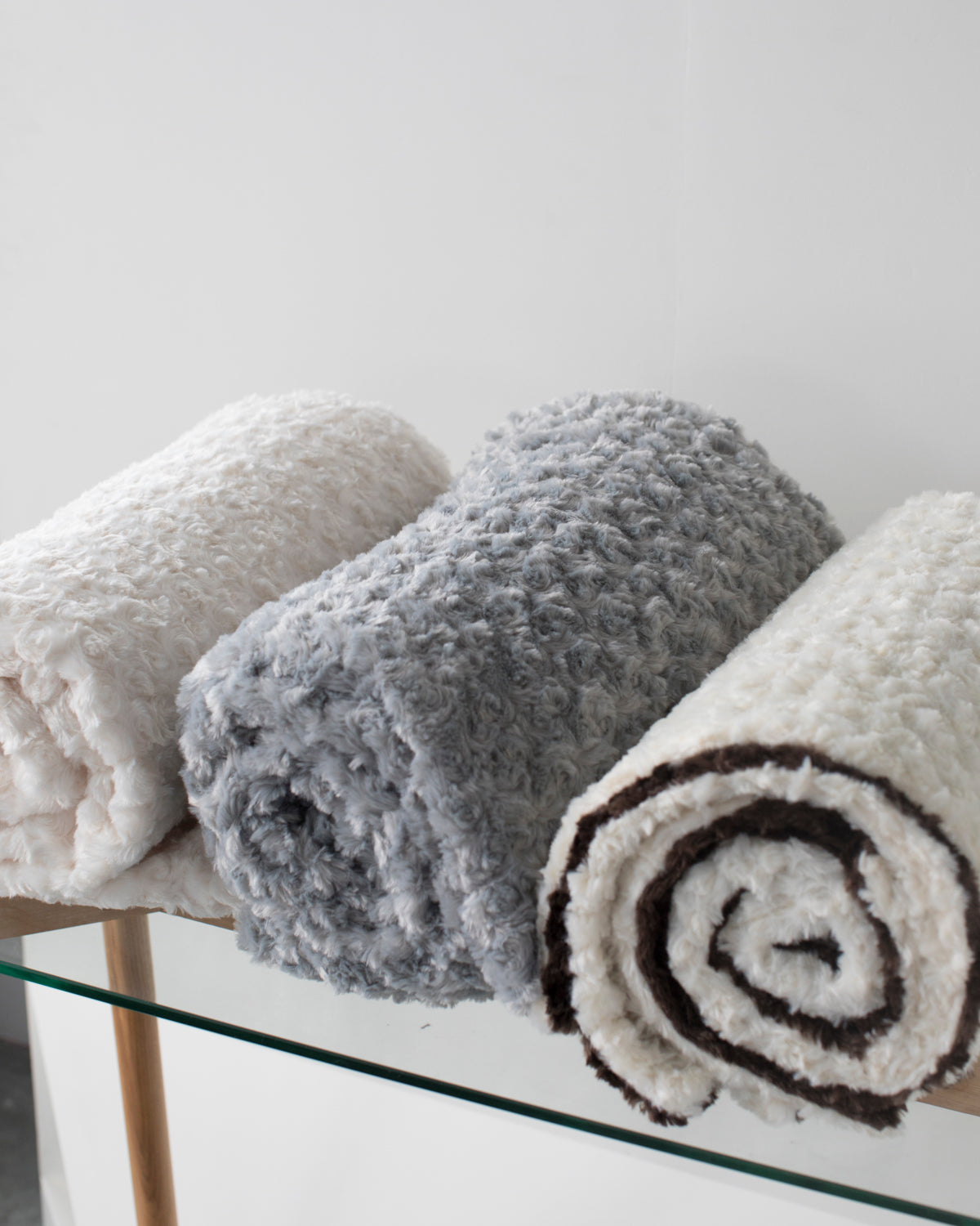 Rose Silver & Midnight Blue Blanket