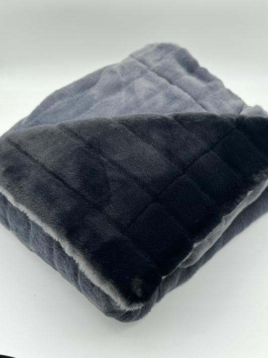 Sydney Slate & Black Blanket