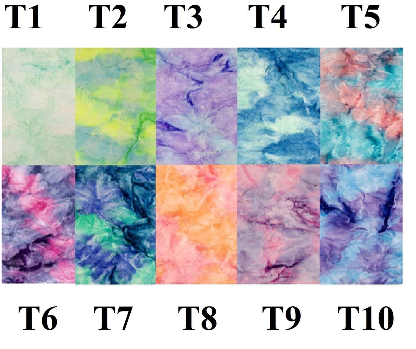 Custom Tie-Dye Baby Blanket