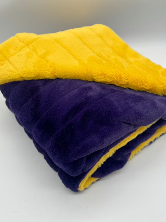 Sydney Purple & Yellow Blanket