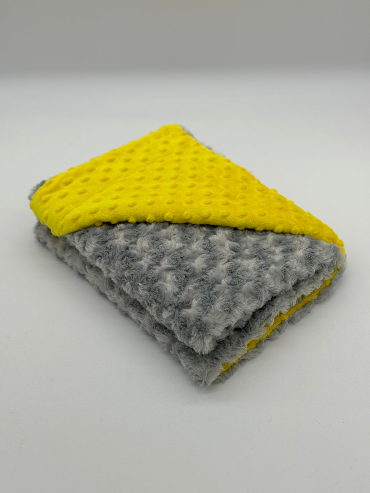 Silver & Yellow Baby Blanket