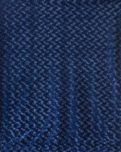 Midnight Blue & Turquoise Baby Blanket