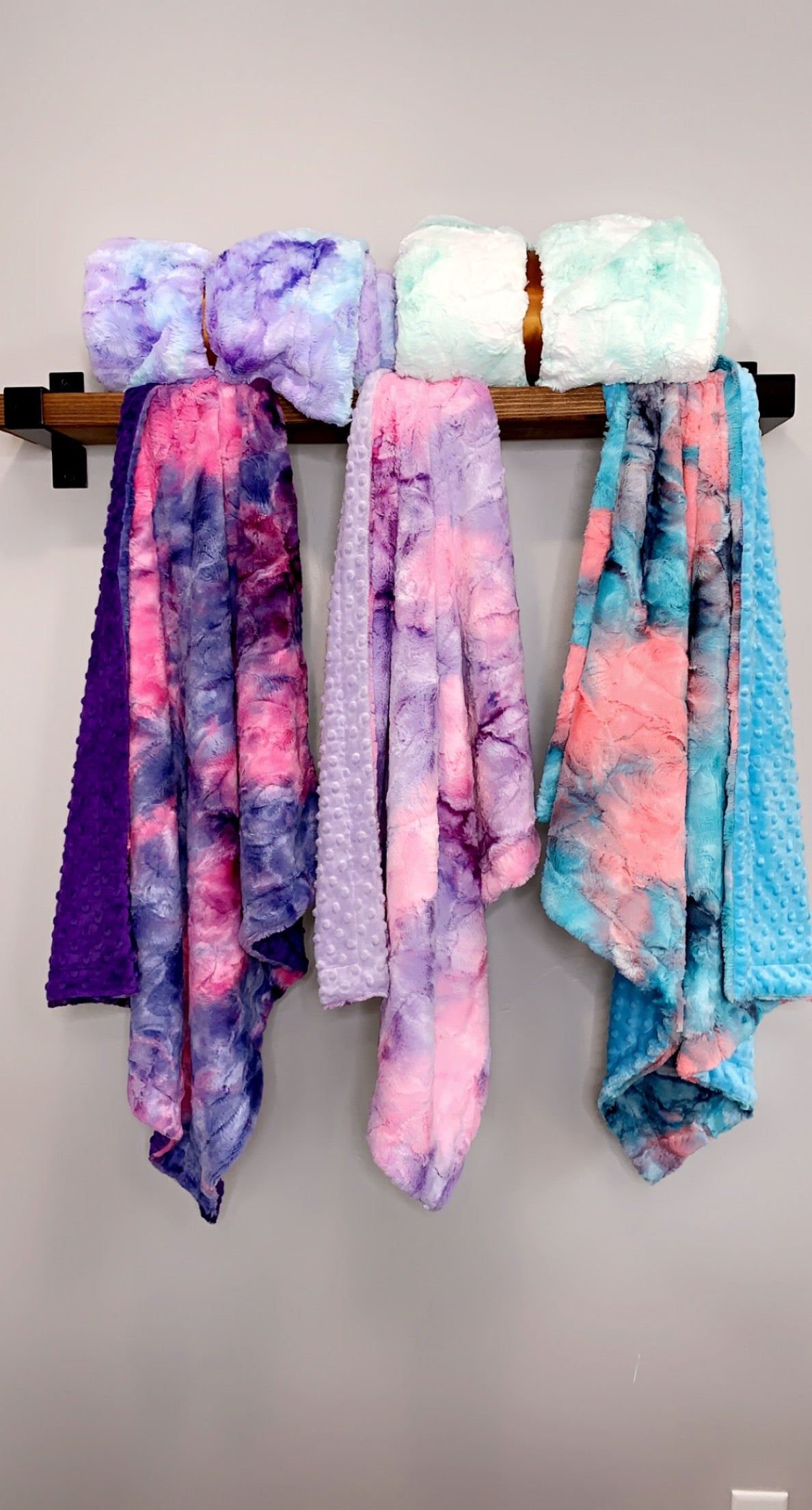 Tie Dye Mermaid Blanket